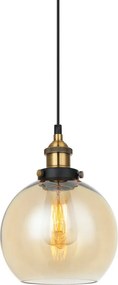 ITALUX MDM-4330-1-GD-AMB CARDENA Egyágú Függesztett Lámpa Fém E27 IP20