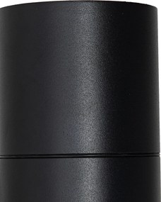 Kültéri fali lámpa fekete 2 fényes AR70 mozgásérzékelővel - Duo