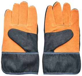 Denim kék-narancssárga kerti kesztyű - Esschert Design