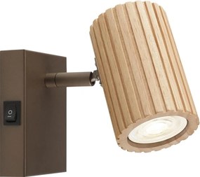 Brilliant - Fali spotlámpa LAKEWOOD 1xGU10/10W/230V barna