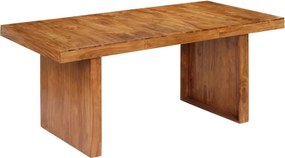 vidaXL tömör akácfa étkezőasztal 180 x 90 x 75 cm