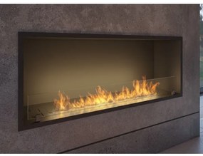 InFire - Beépített BIO kandalló 49,4x124,4 cm 6kW fekete