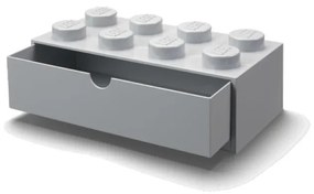 Brick szürke fiókos doboz, 31,6 x 11,3 cm - LEGO®