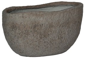 Pottery Pots Virágcserép Mt. Hunter, szürke diorit, többféle méretben - Fazekas edények méret: S - 60 x 34 x 29 cm