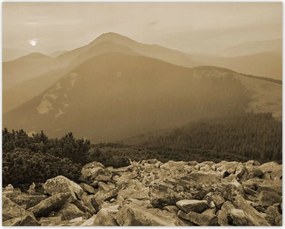 Poszterek 50x40 Hegyi táj Tájkép