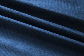 Sötétítő függöny ELVIO VELVET 140x250 cm, tengerészkék Felfüggesztés: Fém gyűrűk