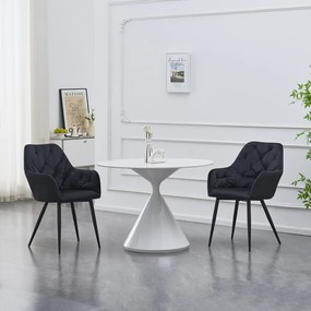 Design fotel, fekete Velvet szövet, VERIO NEW