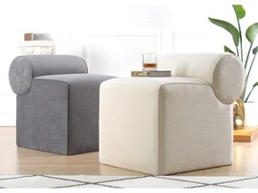 TIKI puff 47x45 cm szürke