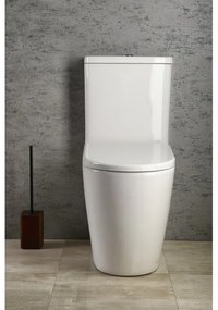 Sapho - kombinált WC TURKU alsó/hátsó lefolyás kerámia/fehér