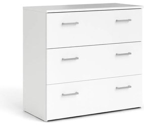 Fehér alacsony komód 74x70 cm Space – Tvilum