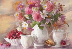 Fotótapéta Dekoratív Fali Tapéta Képek Mezei virágok 152x104