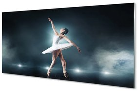 Üvegképek Fehér balett ruha nő 100x50 cm