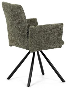 Zöld Bouclé Étkezőszék. DCH-W1117 GRN2