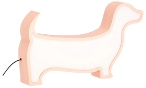 Rózsaszín gyerek éjjelilámpa Dog – Candellux Lighting