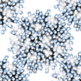 Karácsonyfa lámpák 300 Led Fehér Hideg Külső Belső