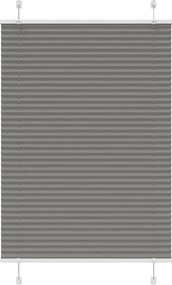vidaXL pliszírozott redőny antracit 90x150 cm szövetszélesség 89,4 cm