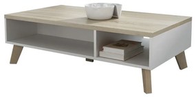 Dohányzóasztal Solara 110 (brilliáns fehér matt + sonoma tölgy). 1053851