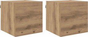 vidaXL TV szekrény Artisan tölgy 30,5 x 30 x 30 cm Faanyag