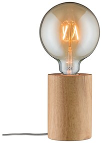 Paulmann 79640 Neordic Talin asztali lámpa, fa hatású, fa, E27 foglalat