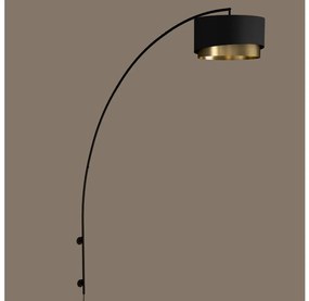 Eglo 390406 - Fali lámpa MANDERLINE 1xE27/40W/230V fekete/arany