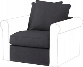 Ikea Gronlid 1 személyes szekciófedél, Sporda sötétszürke