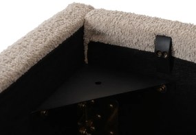 Kárpitozott Franciaágy Bézs Színben Ágynemütartóval. 160x200 BRISTOL