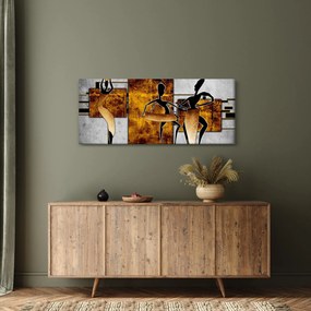 Kép - Az afrikai kultúra motívumai (120x50 cm)