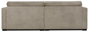 Bézs kordbársony kanapé 236 cm Mobby – Scandic