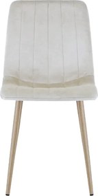 Bézs bársony szék LAVA CAMEL BEIGE
