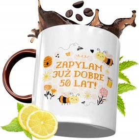 Bordó Bögre 50. Születésnapra Ajándék fényképes nyomtatással