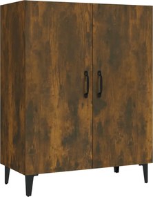 vidaXL füstös tölgyszínű szerelt fa tálalószekrény 70 x 34 x 90 cm