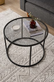 Dohányzóasztal Startis - Black 60