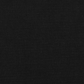 fekete szövet fejtámla szárnyakkal 203x23x78/88 cm