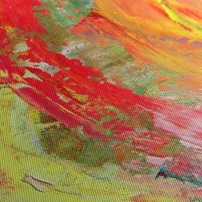 Absztrakció kép - festmény (150x105 cm)