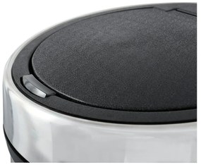 Sötétszürke acél érintésre nyíló szemetes 30 l – MSV