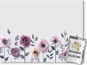 Fotótapéta Flizelina Kert Virágágyások Virágok Origami Quilling 3D 254x184 ragasztó