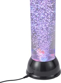 Buborékcső fekete 90 cm LED RGB-vel - Zoop