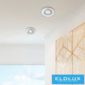 ELDLUX TEKLA süllyesztett lámpatest LED 3W NW GU10 króm