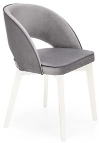 MARINO szék, szín: bársony - MONOLITH 85 (világosszürke)