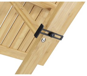 Wenko Waikiki bambuszból készült függőerkélyasztal, 64 × 44 × 65 cm