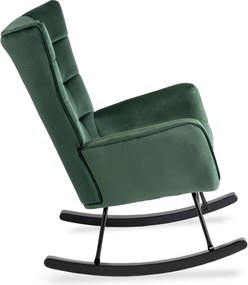 Hintafotel zöld bársony kárpittal – JACKSON