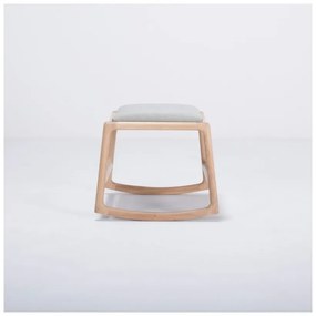 Dedo tölgyfa zsámoly kékesszürke szövet ülőrésszel - Gazzda