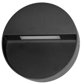 ITALUX OWL-4153-4K PIANA Modern Kültéri Fali Lámpa Fekete LED IP44