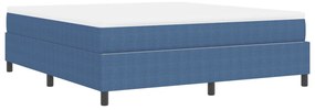 Box Spring Ágy matraccal Kék Super King Velúr Szövet