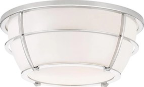 Quoizel QZ-CHANCE-F-PC - Fürdőszobai mennyezeti lámpatest CHANCE 2xE27/60W/230V IP44
