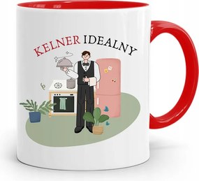 Pincérnek Piros Pincér Bögre Tökéletes Ajåndék fényképes nyomtatåssal