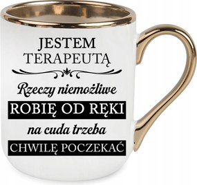 Bögre Arany Elegáns Ajándék Terapeutának Lehetetlen Dolgokat Csinálok Azonnal