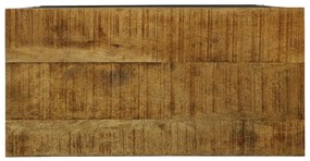 Könyvespolc 70x35x110 cm Solid Wood Rough Mango