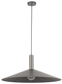 Csillár zsinóron CAPRI 1xE27/15W/230V átm. 70 cm antracit/szürke