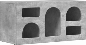vidaXL TV szekrény Beton Szürke 80 x 35 x 40 cm Faanyag